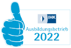 Logo IHK Ausbildungsbetrieb 2022